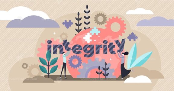 Integrity vector illustration