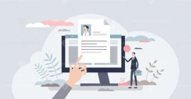 Job description and work duties and tasks information tiny person concept