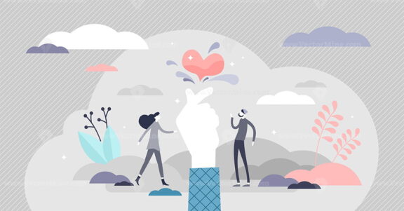 Love snap vector illustration
