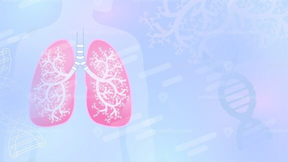 FREE Medical abstract vector background with lungs