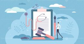Malpractice vector illustration