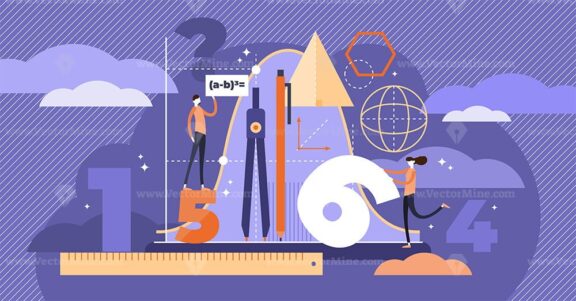 Mathematics vector illustration
