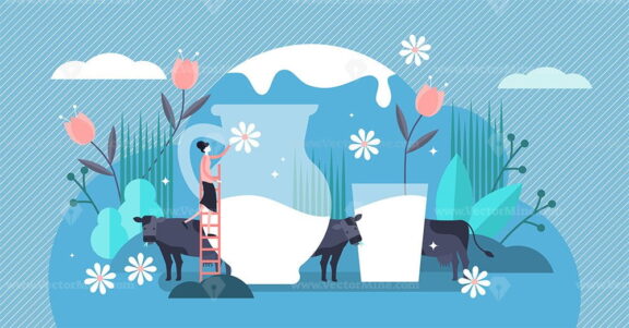 Milk vector illustration