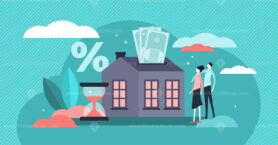 Mortgage vector illustration