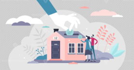 Mortgage vector illustration