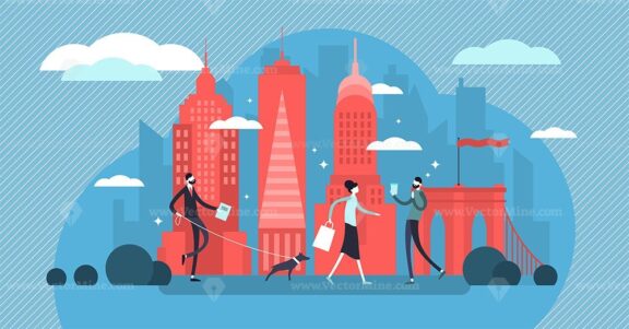 New York vector illustration