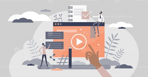 Online courses lesson for distance knowledge web study tiny persons concept