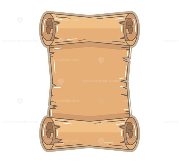 FREE Historical vintage paper scroll vector illustration