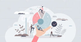 People analytics and data statistics for social research tiny person conept