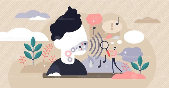 Phonetics vector illustration