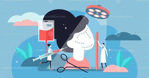 Surgery vector illustration