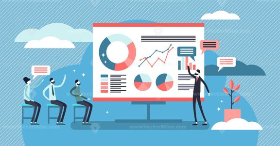 Presentation vector illustration