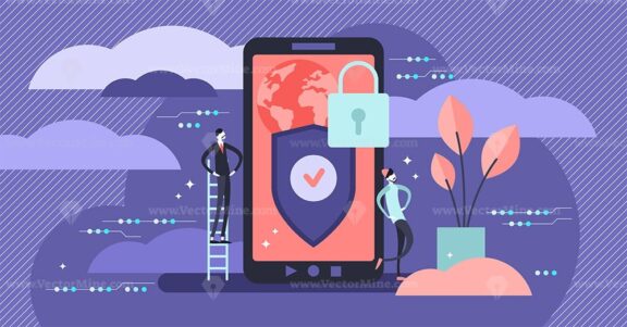 Privacy vector illustration