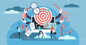 Project management vector illustration