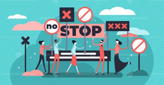 Protest vector illustration