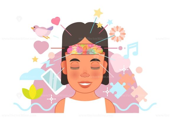 FREE Psychology concept vector illustration