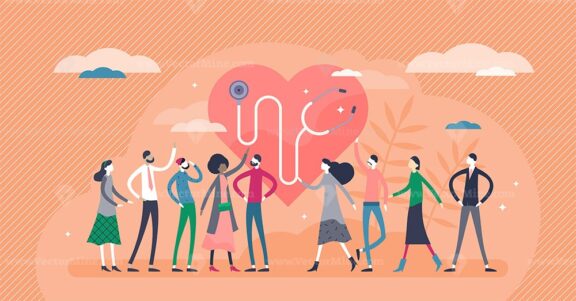 Public health vector illustration