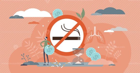Quit smoking vector illustration