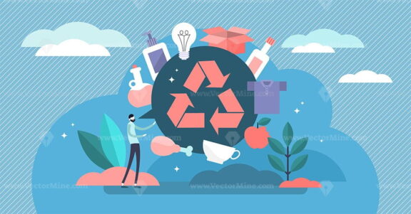 Recycle vector illustration
