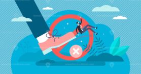 Rejection vector illustration