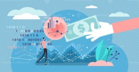 Selling data vector illustration