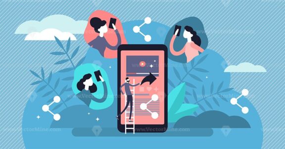 Share vector illustration