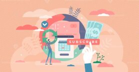 Subscription vector illustration