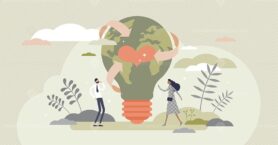 Sustainability in alternative resource electricity supply tiny person concept