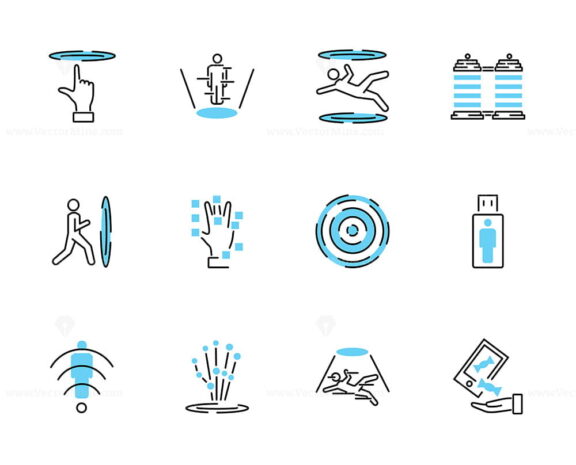 FREE Teleporting icon collection set