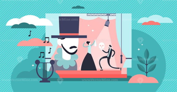 Theater vector illustration