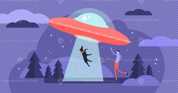 UFO vector illustration
