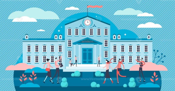 University vector illustration