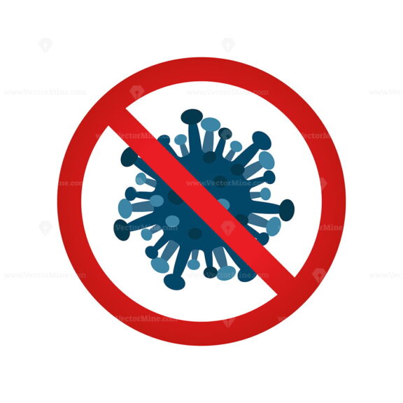 FREE Virus infection outbreak sign vector illustration
