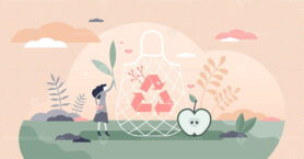 Zero waste vector illustration