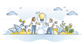 Advice, opinion assistance and consultation with new idea outline concept