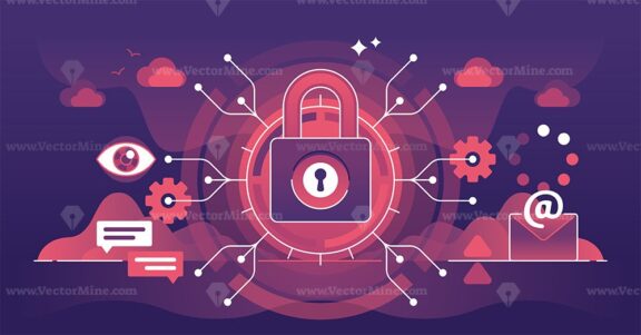 Application security and secured login information storage outline concept