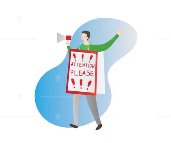 FREE Attention vector illustration