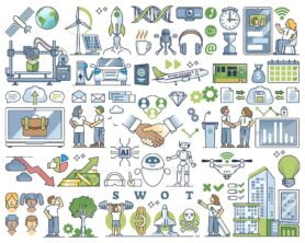 Business innovation, effective technological automation outline collection