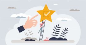 Career mentorship and mentor support for development tiny person concept
