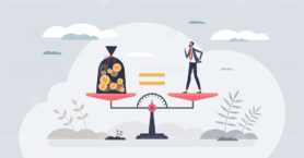 Compensation analysis and fair financial commission tiny person concept