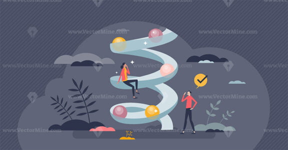 Data science pipeline with file and information flow tiny person concept