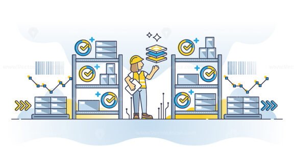 Digital warehouse for additive manufacturing storage system outline concept