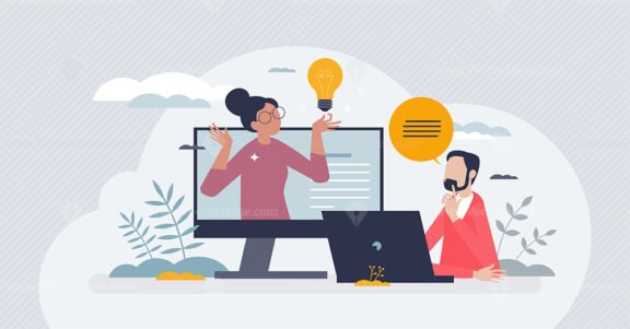 Distance learning and online education using internet tiny person concept