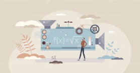 Functions as mathematical equation automatic solution tiny person concept