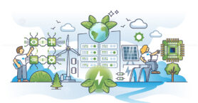 Future of green computing and recyclable hardware materials outline concept