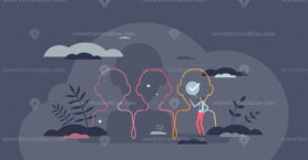 Inclusive equality for all society and community groups tiny person concept
