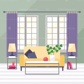 FREE Living room vector illustration