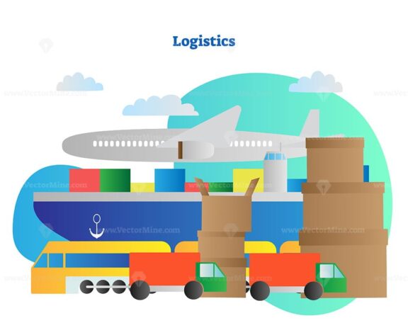 FREE Logistics vector illustration