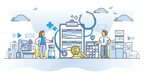 Medical billing and coding for medicine services standards outline concept