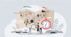 Navigating the project management odyssey and business tiny person concept